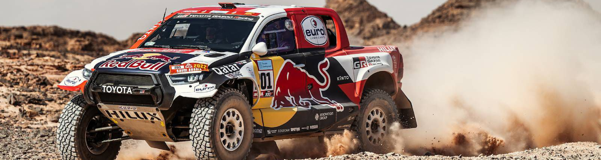 Изображение на странице НАССЕР АЛЬ-АТТИЯ ЗА РУЛЕМ TOYOTA HILUX СТАЛ ПОБЕДИТЕЛЕМ РАЛЛИ-РЕЙДА «ДАКАР-2022» Тойота Центр Ярославль